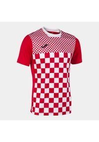 Joma Flag II Koszulka Sportowa Czerwono-Biała, 2XL. Kolor: wielokolorowy, biały, czerwony. Materiał: poliester. Sport: piłka nożna #1