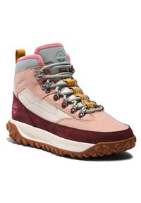 Sneakersy Timberland. Kolor: różowy. Materiał: nubuk #1