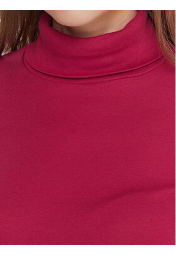 United Colors of Benetton - United Colors Of Benetton Golf 3GA2E2224 Różowy Slim Fit. Typ kołnierza: golf. Kolor: różowy. Materiał: bawełna