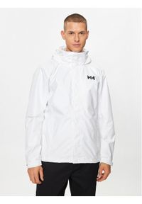 Helly Hansen Kurtka przeciwdeszczowa Dubliner Jacket 62643 Biały Regular Fit. Kolor: biały. Materiał: syntetyk