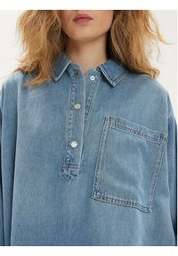 s.Oliver Koszula jeansowa 2140995 Niebieski Loose Fit. Kolor: niebieski. Materiał: bawełna #5