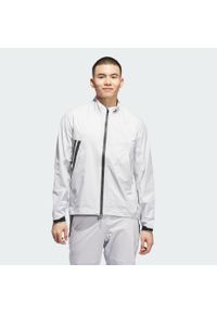 Adidas - Kurtka Ultimate365 Tour CLIMAPROOF+ Full-Zip. Typ kołnierza: golf. Kolor: szary. Materiał: materiał. Technologia: ClimaProof (Adidas). Sport: golf