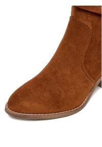 DeeZee Kozaki HX24012-1 Brązowy. Kolor: brązowy. Materiał: materiał #3