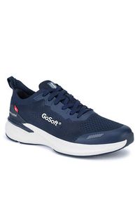 Go Soft Sneakersy MP-12A Granatowy. Kolor: niebieski. Materiał: materiał #5