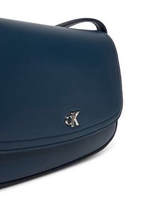 Calvin Klein Torebka Ck Flap Camera Bag LV04F3421G Granatowy. Kolor: niebieski. Materiał: skórzane #6