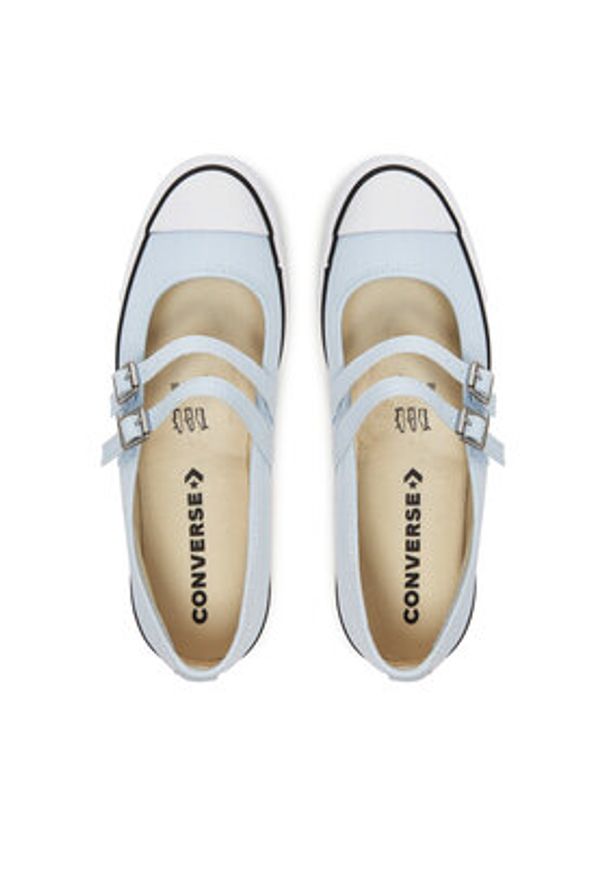 Converse Baleriny Chuck Taylor All Star Dainty Mary Jane A13799C Błękitny. Kolor: niebieski. Materiał: materiał