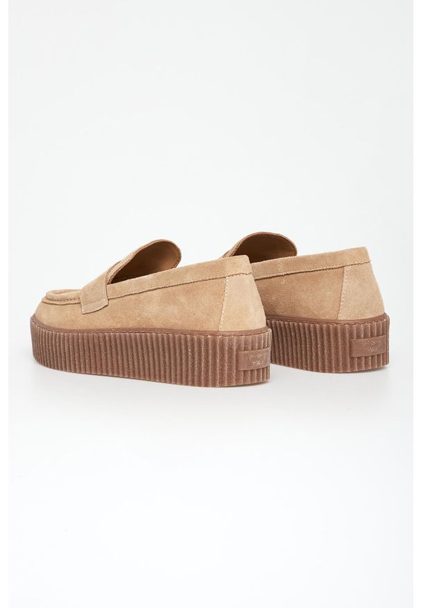 Weekend Max Mara - Loafersy damskie skórzane Kapokloafer WEEKEND MAX MARA. Materiał: skóra