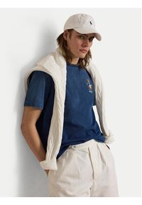 Polo Ralph Lauren T-Shirt 710B18560001 Granatowy Classic Fit. Typ kołnierza: polo. Kolor: niebieski. Materiał: bawełna #3
