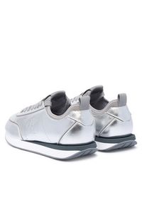 Calvin Klein Sneakersy Retro Runner Metallic HW0HW03287 Srebrny. Kolor: srebrny. Materiał: skóra #4