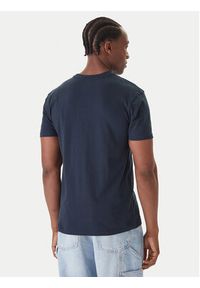 Quiksilver T-Shirt Anchor EQYZT08178 Granatowy Regular Fit. Kolor: niebieski. Materiał: bawełna #4