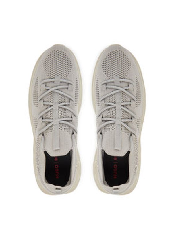 Hugo - HUGO Sneakersy Leon 50553232 Szary. Kolor: szary. Materiał: materiał