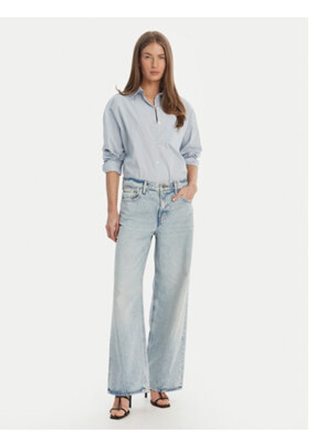 Calvin Klein Jeans Jeansy LV047F663G Niebieski Baggy Fit. Kolor: niebieski