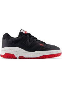Buty dziecięce New Balance GSB550KB – czarne. Kolor: czarny. Materiał: skóra. Szerokość cholewki: normalna #1