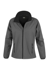 RESULT - Kurtka Result Softshell Femme Printable. Kolor: wielokolorowy, szary, czarny. Materiał: softshell #1
