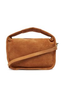 Patrizia Pepe Torebka 8B0316/L152-B878 Brązowy. Kolor: brązowy. Materiał: zamszowe, skórzane #4
