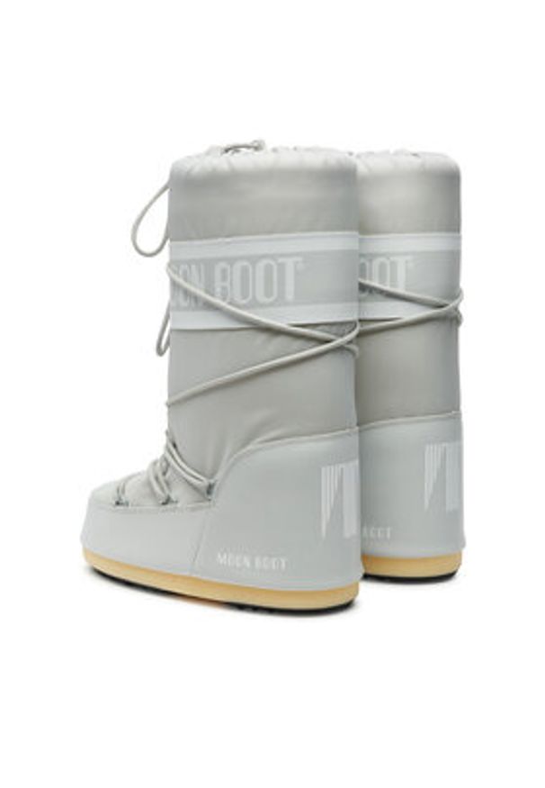 Moon Boot Śniegowce 80D1400440 Szary. Kolor: szary. Materiał: skóra