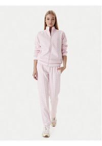 Guess Bluza V5YQ03 KB212 Różowy Regular Fit. Kolor: różowy. Materiał: syntetyk #2