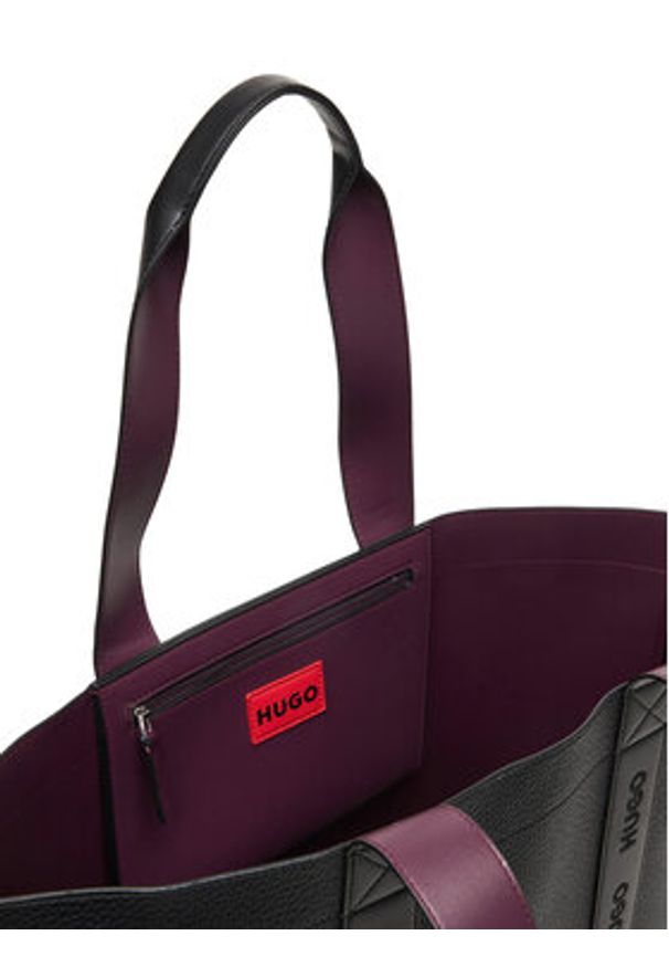 Hugo - HUGO Torebka Becky Gr 50558416 Czarny. Kolor: czarny. Materiał: skórzane