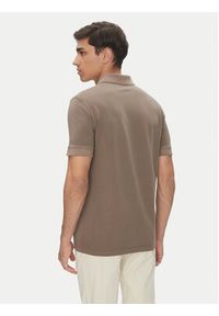 BOSS Polo Prime 50507813 Brązowy Regular Fit. Typ kołnierza: polo. Kolor: brązowy. Materiał: bawełna #5