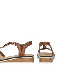 Rieker Sandały V3657-81 Brązowy. Kolor: brązowy. Materiał: syntetyk, skóra #5