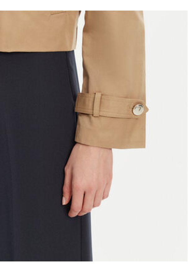 Morgan Trencz 251-GSIM Beżowy Regular Fit. Kolor: beżowy. Materiał: syntetyk, bawełna