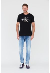 Calvin Klein - CALVIN KLEIN Czarny t-shirt. Kolor: czarny #3
