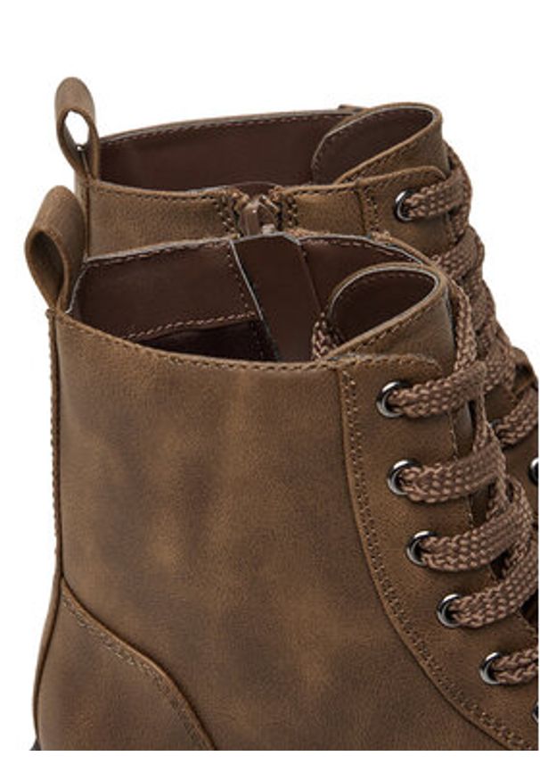 Aldo Trzewiki Goer 14115083 Brązowy. Kolor: brązowy. Materiał: skóra