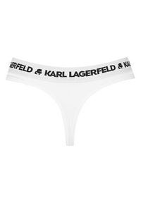 Karl Lagerfeld - KARL LAGERFELD Stringi A1W47008 Biały. Kolor: biały. Materiał: lyocell #3
