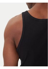 Adidas - adidas Tank top Trefoil Essentials KA0648 Czarny Regular Fit. Kolor: czarny. Materiał: bawełna #4