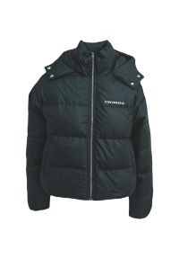 Kurtka damskie Converse W Short Down. Kolor: czarny. Materiał: poliester, puch, materiał #1
