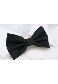 Mucha Męska w Zestawie z Poszetką - Alties - Jednolita, Czarna. Kolor: czarny. Wzór: jednolity. Styl: elegancki, sportowy #4