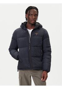 Aeronautica Militare Kurtka zimowa 252AB3025UCT04214 Granatowy Regular Fit. Kolor: niebieski. Materiał: syntetyk. Sezon: zima #1