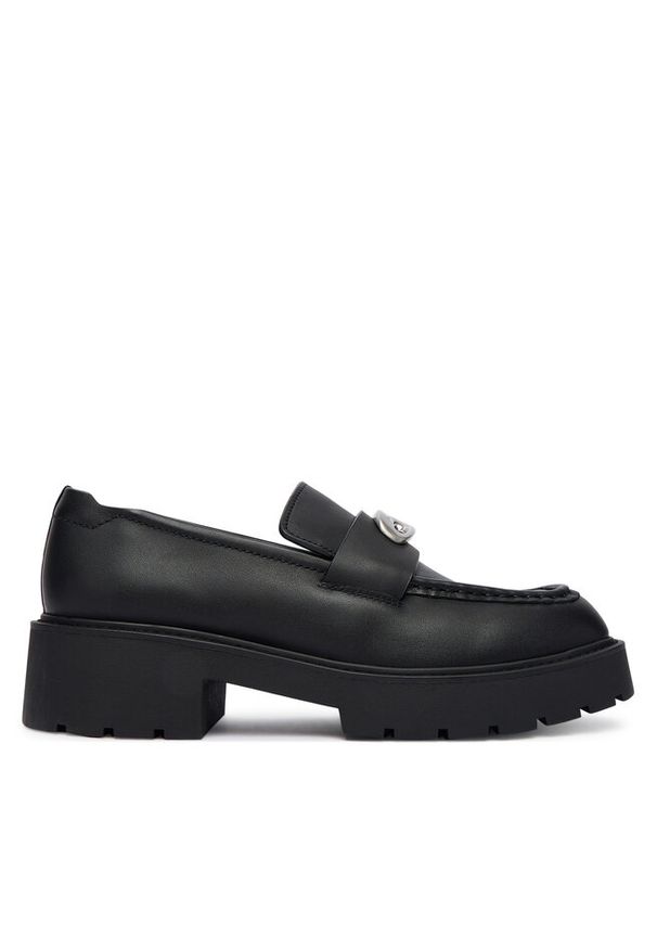 Loafersy Calvin Klein. Kolor: czarny