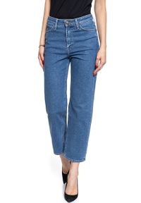 Lee - SPODNIE DAMSKIE LEE 5 POCKET WIDE LEG MYSTIC STONE L30SDJJI 112106615 #7