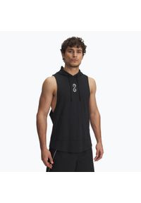 Bluza męska Under Armour Project Rock Snake SL. Typ kołnierza: polo. Kolor: czarny. Styl: rockowy. Sport: fitness #1