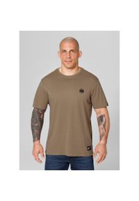 PITBULL - Koszulka męska Pitbull Small Logo. Kolor: brązowy #1