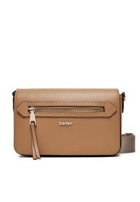 DKNY Torebka Bryant Ave Md Flap C R42E3E21 Brązowy. Kolor: brązowy. Materiał: skórzane #4