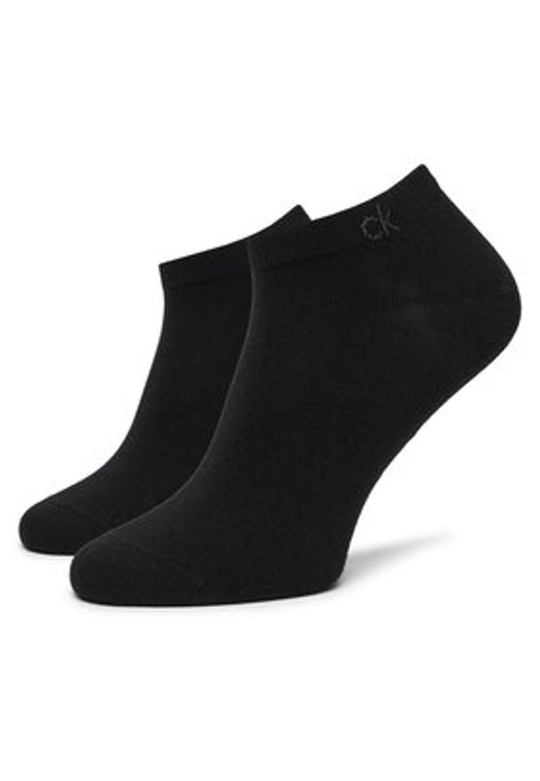 Calvin Klein Zestaw 3 par niskich skarpet męskich 701234366 Czarny. Kolor: czarny. Materiał: materiał, bawełna