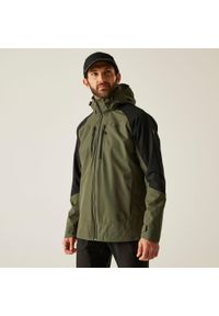 Regatta - Kurtka turystyczna męska Calderdale VI wodoodporna. Kolor: zielony. Materiał: poliester, tkanina. Sport: turystyka piesza #1