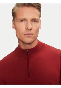 BOSS - Boss Sweter Ebenji 50528300 Czerwony Regular Fit. Kolor: czerwony. Materiał: wełna #3