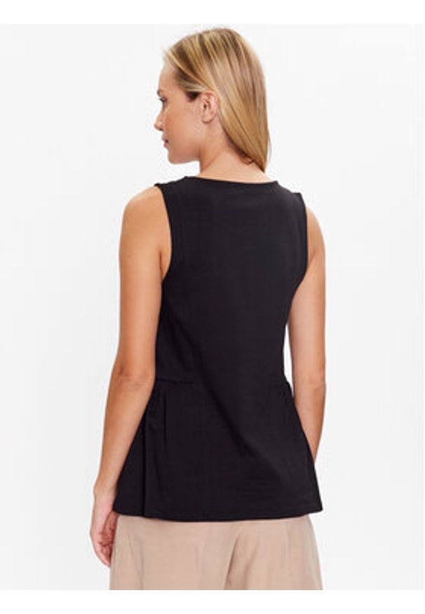 United Colors of Benetton - United Colors Of Benetton Sweter 3BL0D1044 Czarny Regular Fit. Kolor: czarny. Materiał: bawełna
