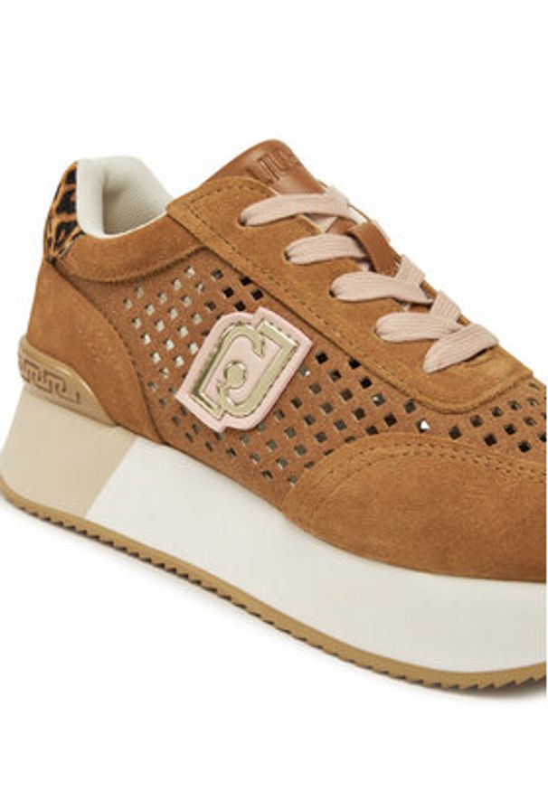 Liu Jo Sneakersy Dreamy 11 BA5103 PX660 Brązowy. Kolor: brązowy. Materiał: zamsz, skóra
