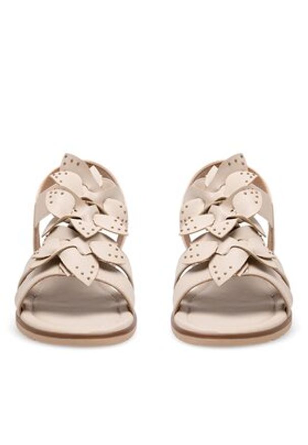 Clara Barson Sandały WS6262-03 Beżowy. Kolor: beżowy. Materiał: skóra