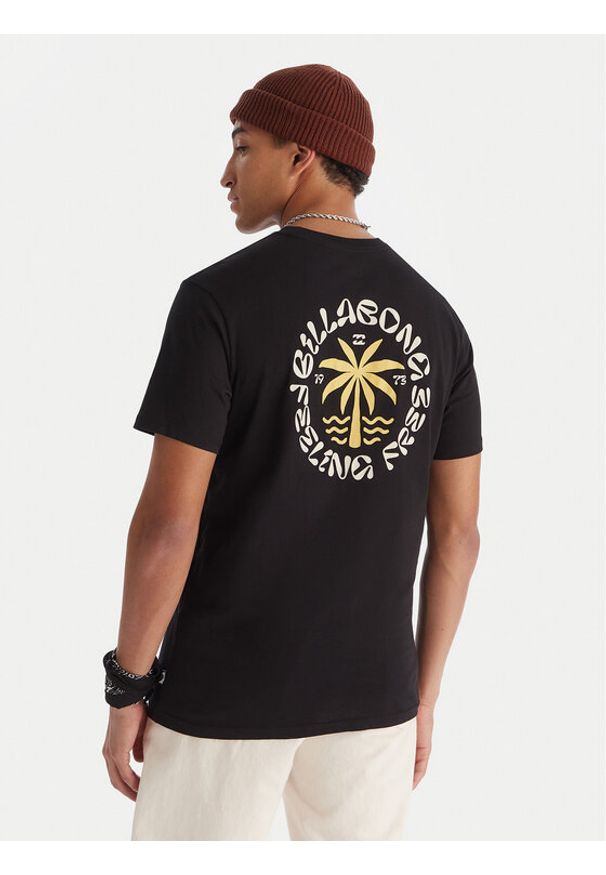 Billabong T-Shirt Estarda EBYZT00394 Czarny Regular Fit. Kolor: czarny. Materiał: bawełna