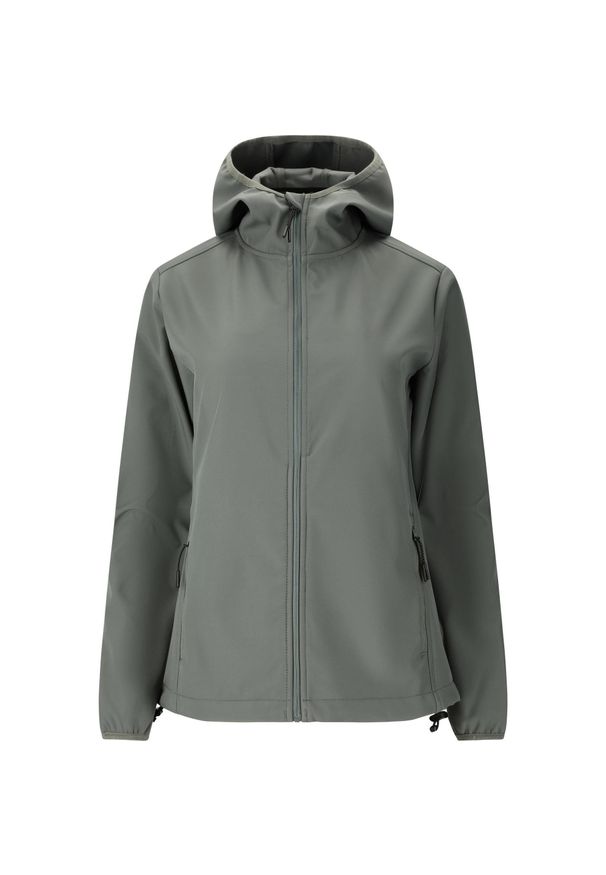Softshell damski Whistler Luango. Kolor: szary. Materiał: softshell