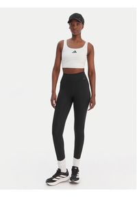 Adidas - adidas Top Power Light Support JZ6028 Biały Slim Fit. Kolor: biały. Materiał: syntetyk #4