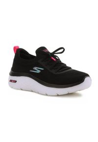 skechers - Buty do chodzenia damskie Skechers Hyper Burst. Zapięcie: sznurówki. Kolor: czarny. Materiał: guma, syntetyk, tkanina, materiał. Szerokość cholewki: normalna. Sport: turystyka piesza