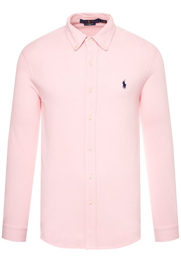 Polo Ralph Lauren Koszula Classics 710654408049 Różowy Regular Fit. Typ kołnierza: polo. Kolor: różowy. Materiał: bawełna