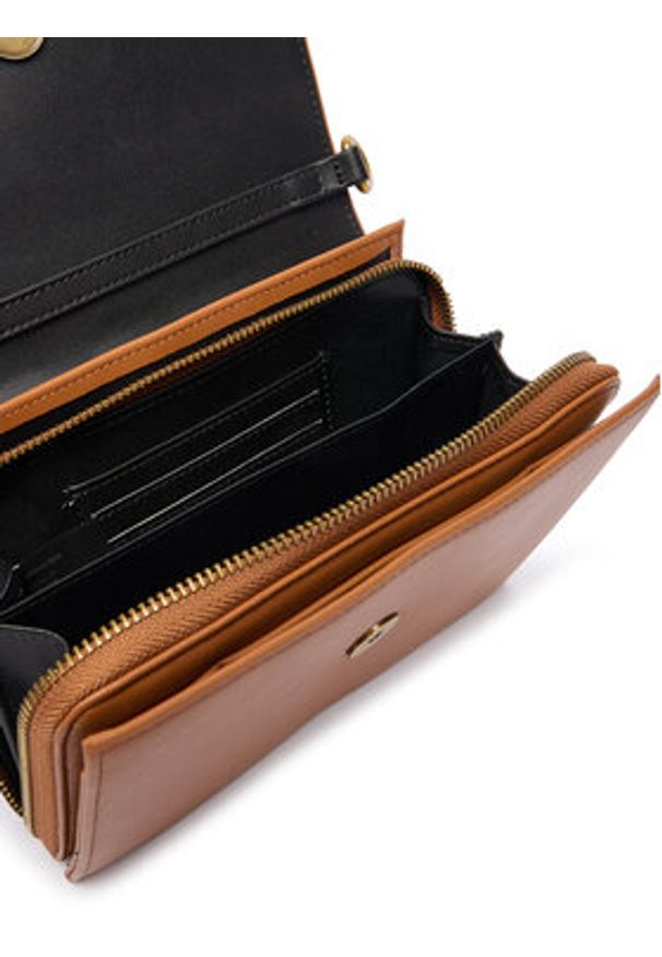 Just Cavalli Torebka 79RA5PA6 ZSA89 Brązowy. Kolor: brązowy. Materiał: skórzane