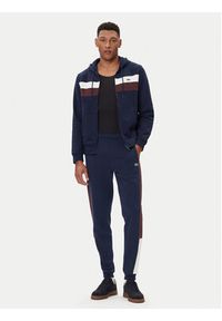 Lacoste Bluza SH5913 Granatowy Regular Fit. Kolor: niebieski. Materiał: bawełna #3
